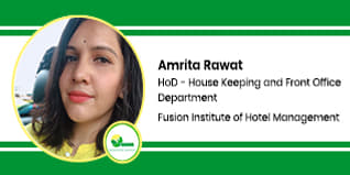 Fusion Institute of Hotel Management, HoD - Housekeeping and Front Office Department: Amrita Rawat Interview